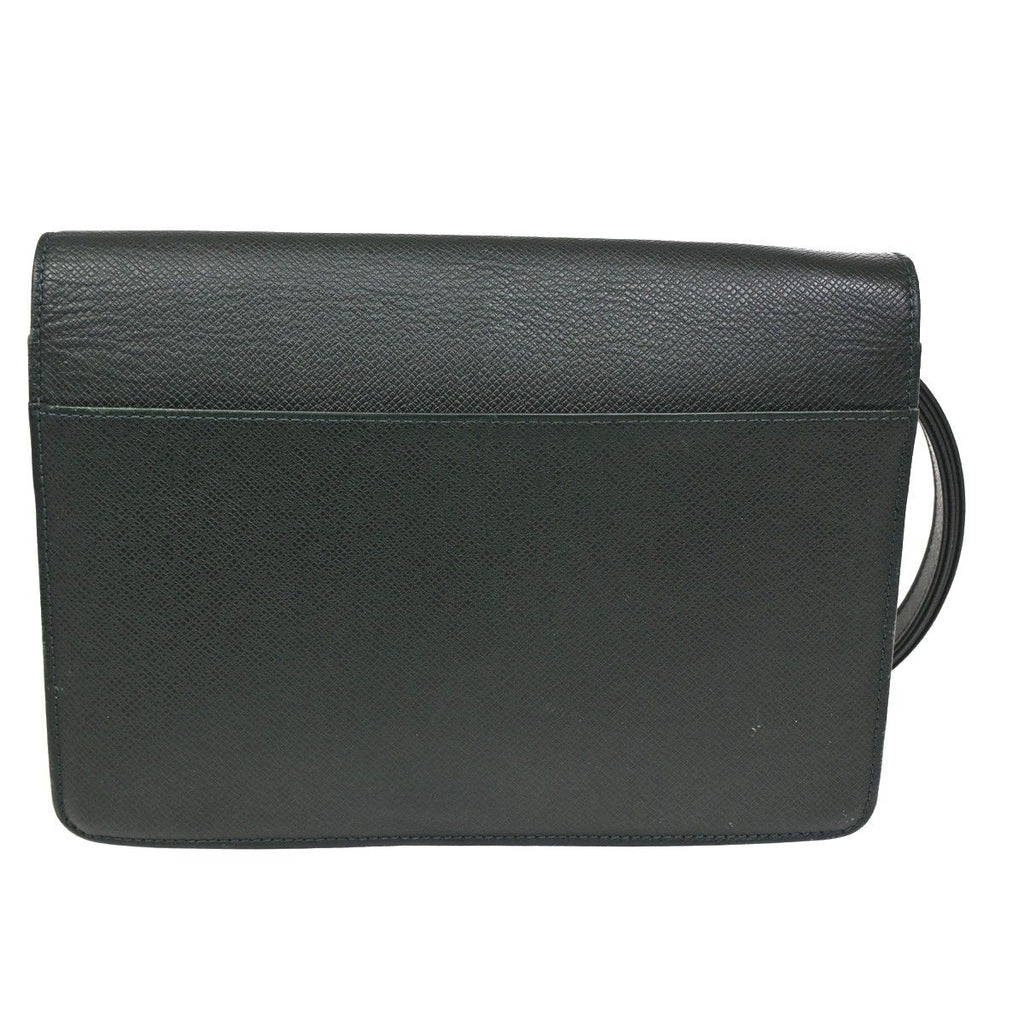 Louis Vuitton Clutch Pochette Deep Green Taiga — view 3