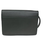 Louis Vuitton Clutch Pochette Deep Green Taiga — view 3