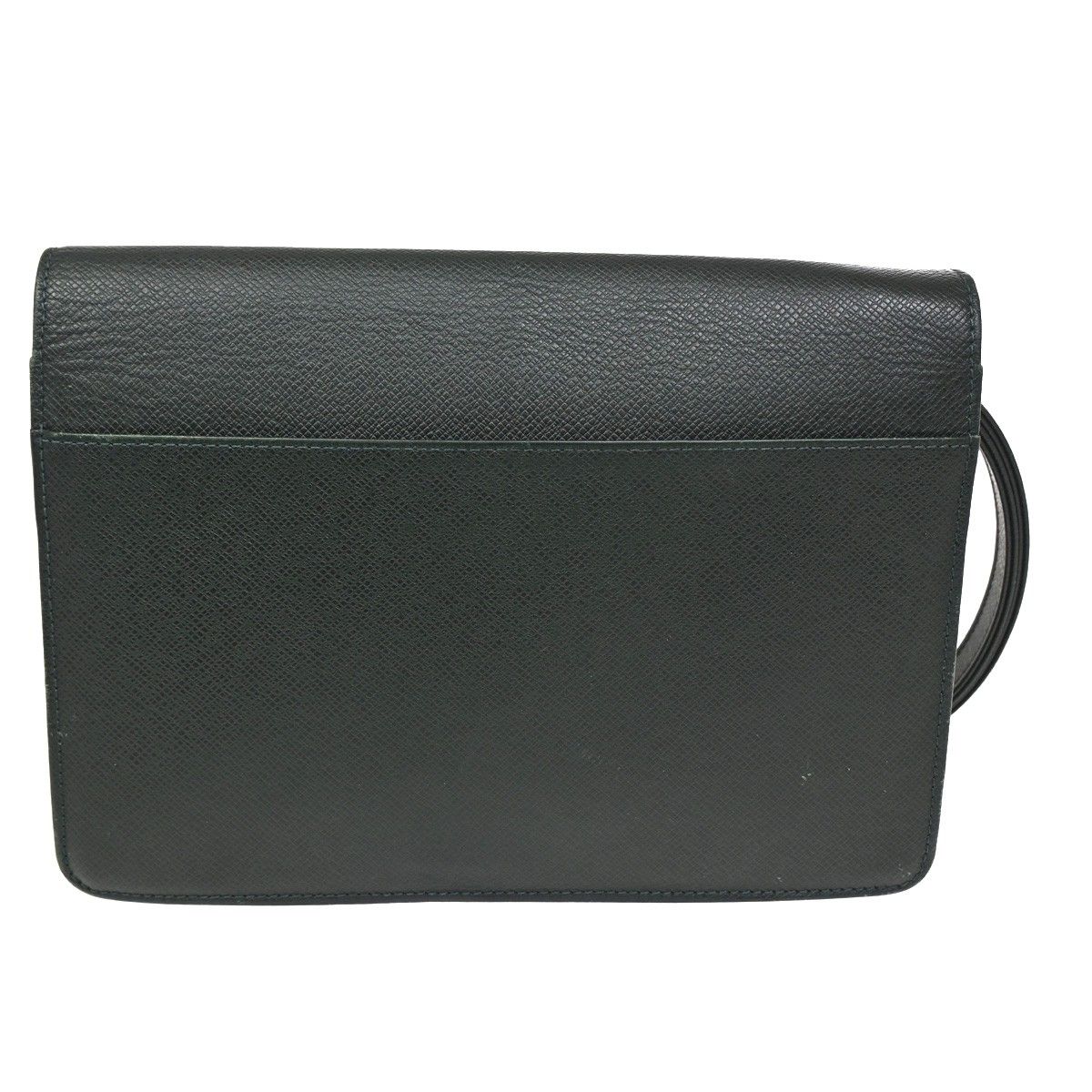 Louis Vuitton Clutch Pochette Deep Green Taiga — view 3