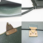 Louis Vuitton Clutch Pochette Deep Green Taiga — view 8