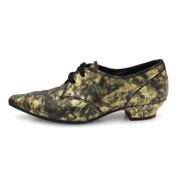 Chanel Loafers Gold — view 2