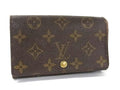 Louis Vuitton Bifold Wallet Portefeuille Tresor Brown Monogram