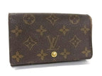 Louis Vuitton Bifold Wallet Portefeuille Tresor Brown Monogram