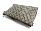 Gucci Clutch Vintage Plus Beige Brown Leather Second — view 2