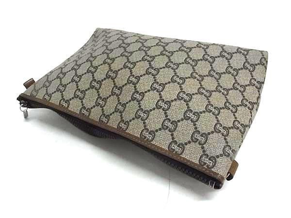 Gucci Clutch Vintage Plus Beige Brown Leather Second — view 2