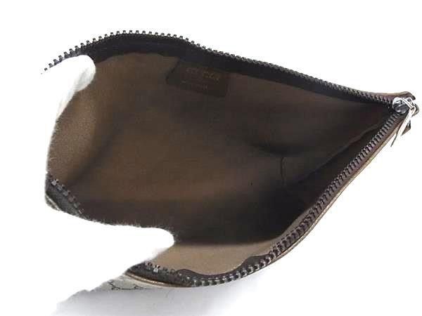 Gucci Clutch Vintage Plus Beige Brown Leather Second — view 4