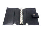 Gucci Notebook Cover Black Leather 6 Hole Type Agenda — view 3