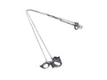 Dior Necklace Silver Metal Logo