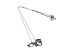 Dior Necklace Silver Metal Logo
