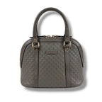 Gucci Micro Guccissima Leather 2-Way Shoulder Bag Light Gray — view 2
