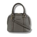 Gucci Micro Guccissima Leather 2-Way Shoulder Bag Light Gray