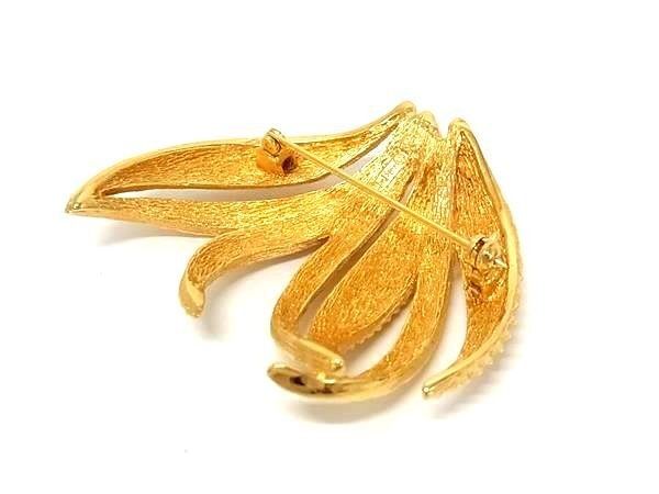 Dior Brooch Gold Metal — view 2