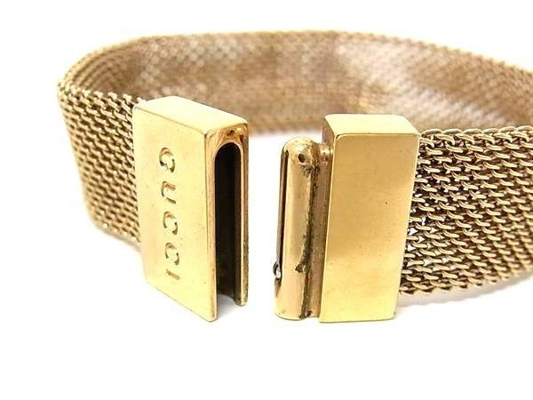 Gucci Bracelet Gold Metal Mesh — view 3