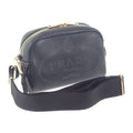 Prada Vitello Daino Shoulder Bag Leather Nero Black