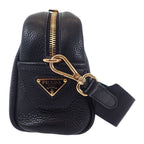 Prada Vitello Daino Shoulder Bag Leather Nero Black — view 5