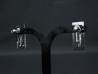 Dior Earrings Trotter Pink Silver Metal — view 2