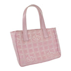 Chanel New Travel Line Tote TPM Nylon Leather Pink