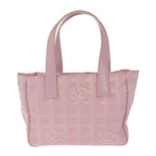 Chanel New Travel Line Tote TPM Nylon Leather Pink — view 3