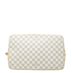 Louis Vuitton Damier Azur Saleya GM Tote White Leather — view 3