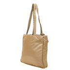 Prada Tote Shoulder Bag Brown Nylon — view 2