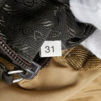Prada Tote Shoulder Bag Brown Nylon — view 8