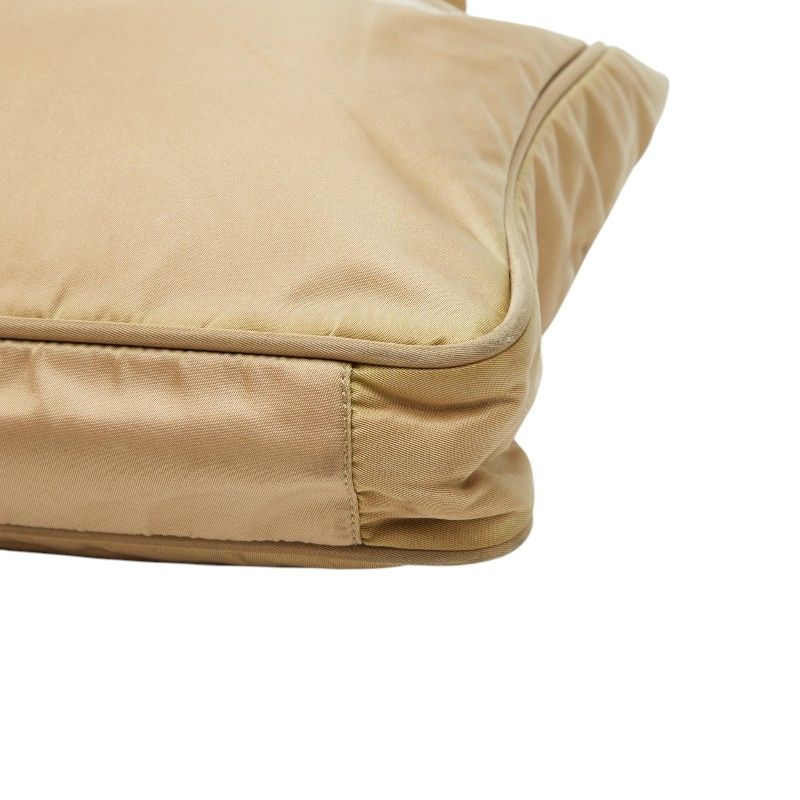 Prada Tote Shoulder Bag Brown Nylon — view 4