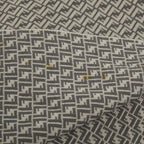 Fendi Micro FF Jacquard Shawl Gray Wool 1- Scarf — view 3
