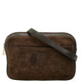 Loewe Anagram Crossbody Shoulder Bag Brown Leather Suede