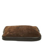 Loewe Anagram Crossbody Shoulder Bag Brown Leather Suede — view 3
