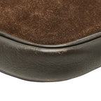 Loewe Anagram Crossbody Shoulder Bag Brown Leather Suede — view 4