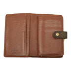 Louis Vuitton Monogram Porte-Monnaie Viet Viennois Bifold Wallet Brown Leather — view 7