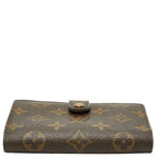 Louis Vuitton Monogram Porte-Monnaie Viet Viennois Bifold Wallet Brown Leather — view 3