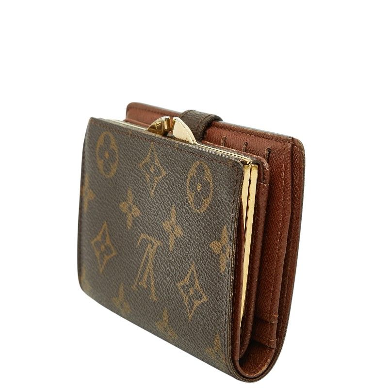 Louis Vuitton Monogram Porte-Monnaie Viet Viennois Bifold Wallet Brown Leather — view 2