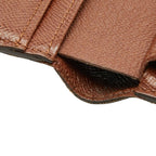 Louis Vuitton Monogram Porte-Monnaie Viet Viennois Bifold Wallet Brown Leather — view 6