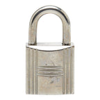 Hermes Cadena Padlock Key Set Silver Metal 1 — view 3