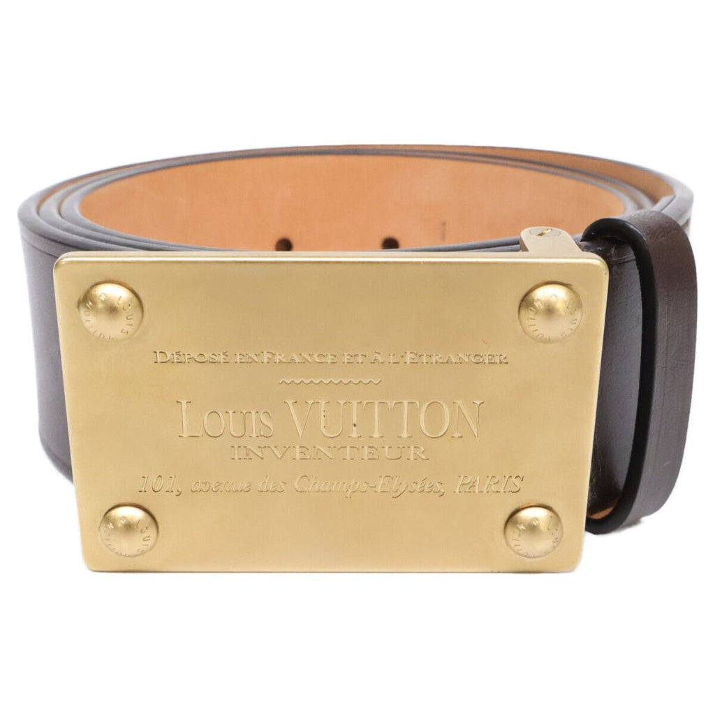 Louis Vuitton Ceinture Aventure Leather Belt