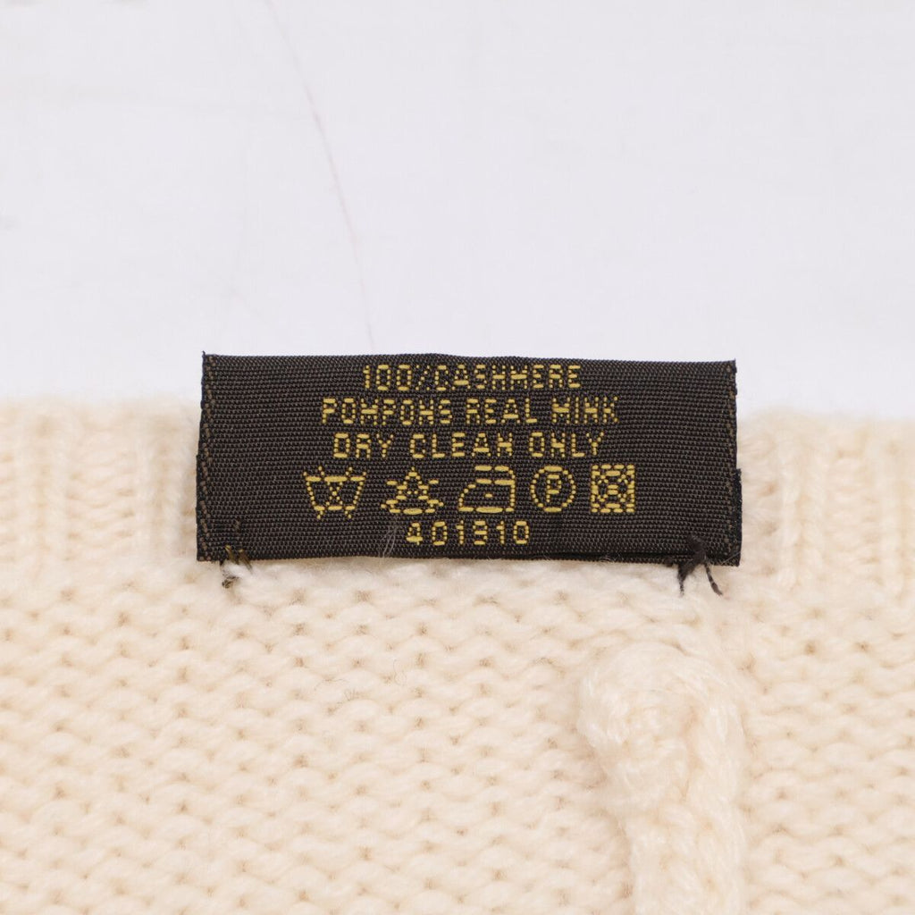 Louis Vuitton Logo Mink Cashmere Knit — view 7