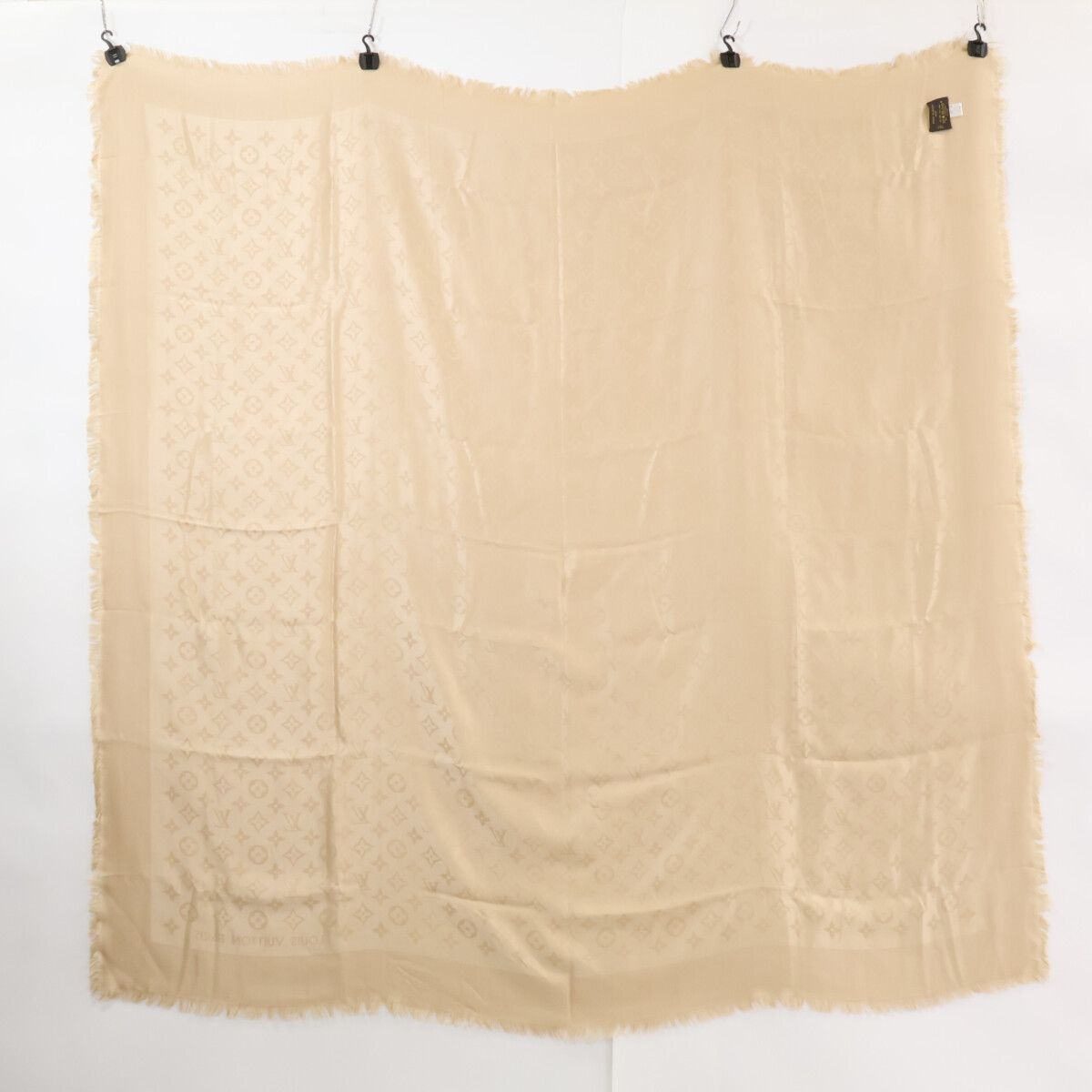 Louis Vuitton Monogram Silk Wool Scarf — view 2