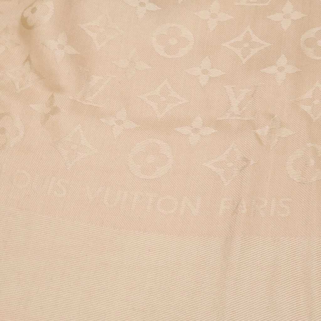 Louis Vuitton Monogram Silk Wool Scarf — view 5