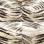 Fendi Mamma Bucket Zebra Pattern Calf Hair White Black Shoulder — view 5