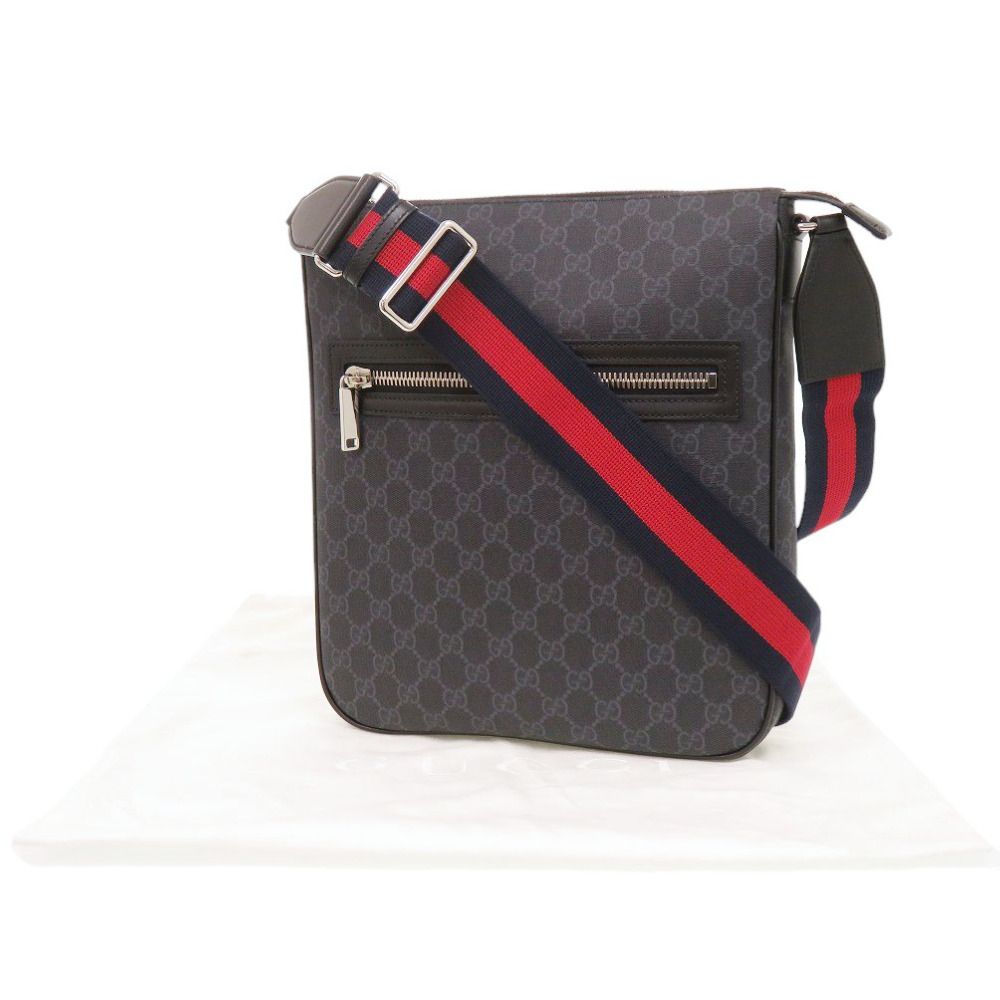 Gucci GG Supreme Canvas Black Shoulder — view 2