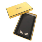 Fendi Mon Star Leather Black Wallet — view 2