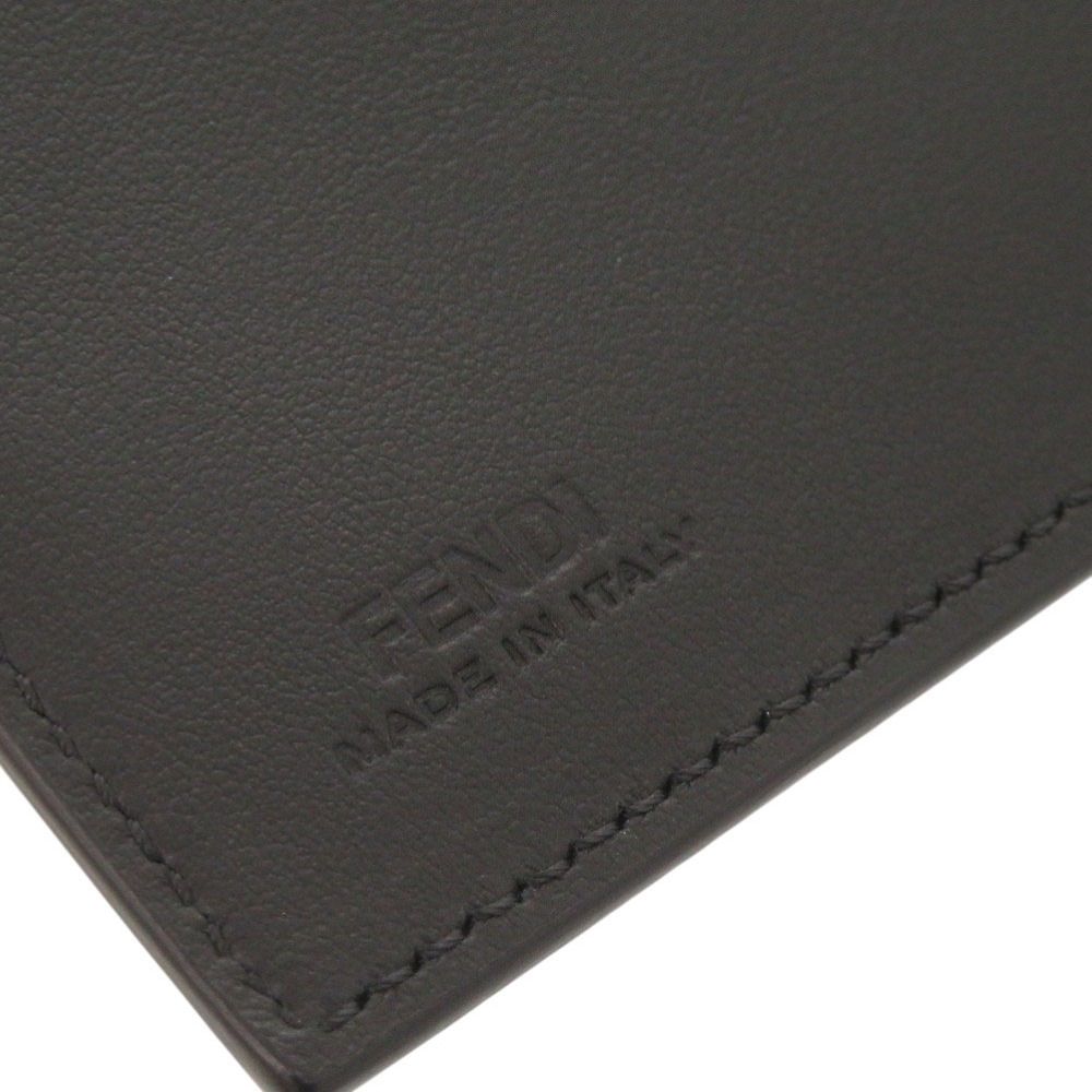 Fendi Mon Star Leather Black Wallet — view 8