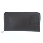 Loewe Anagram Made Leather Black Zip Around Wallet