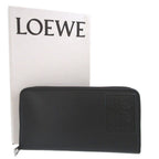 Loewe Anagram Made Leather Black Zip Around Wallet — view 2