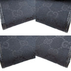 Gucci GG Canvas Leather Black Hook Wallet — view 8