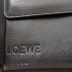 Loewe Puzzle Made Leather Brown Pink Ivory Zip Around Wallet — view 8