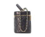 Chanel Black Gold Lamb Trendy CC 2-Way Vanity — view 2