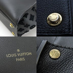 Louis Vuitton Tote on My Side Monogram Tufting Leather Noir Black 2-Way — view 3
