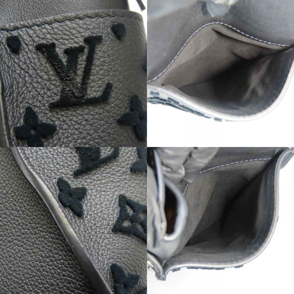 Louis Vuitton Tote on My Side Monogram Tufting Leather Noir Black 2-Way — view 4
